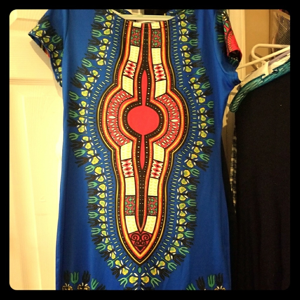 Tribal print dress